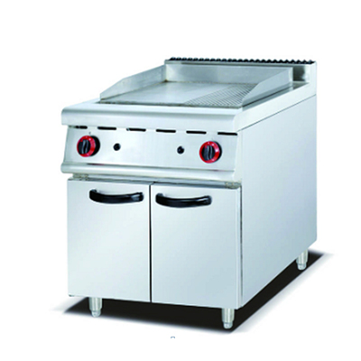 Gas grill with cabinet